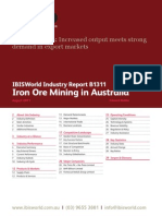 78640055 B1311 Iron Ore Mining in Australia Industry Report 1