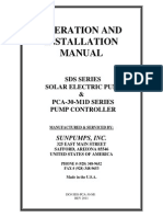 SDS Pumps Install Manual