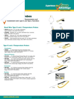 Temperature Probes: Use With Thermocouple Thermometers and Multimeters With Type K and Type J Functions