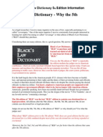 Blacks Law Dictionary 5th Edition Info