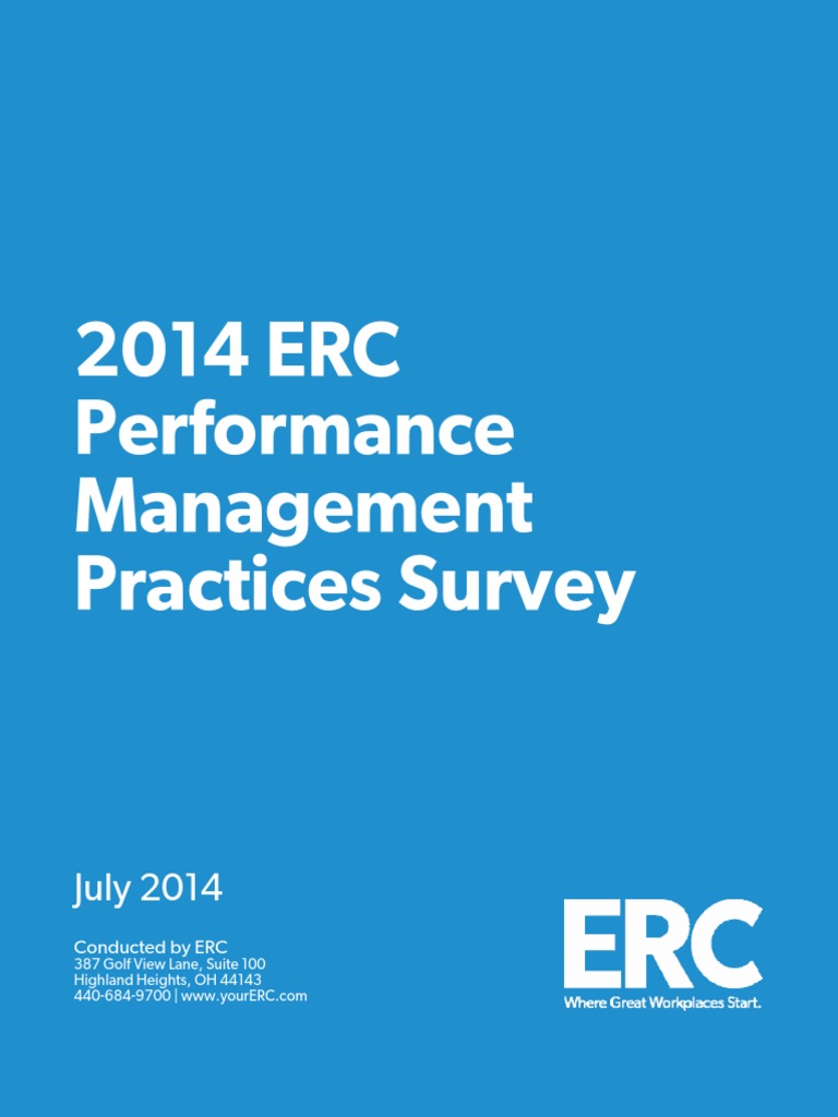 14 Performance Management Practices Survey | PDF | Performance ...