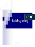 Basic Programming: 1 Course Introducion