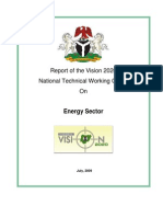 Energy NTWG Report Vision 202020