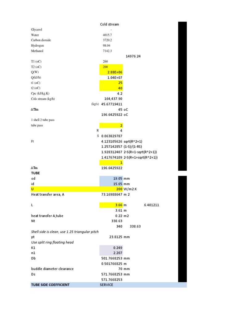 Heater Design Calculation Pdf Hydrogen Heat Transfer