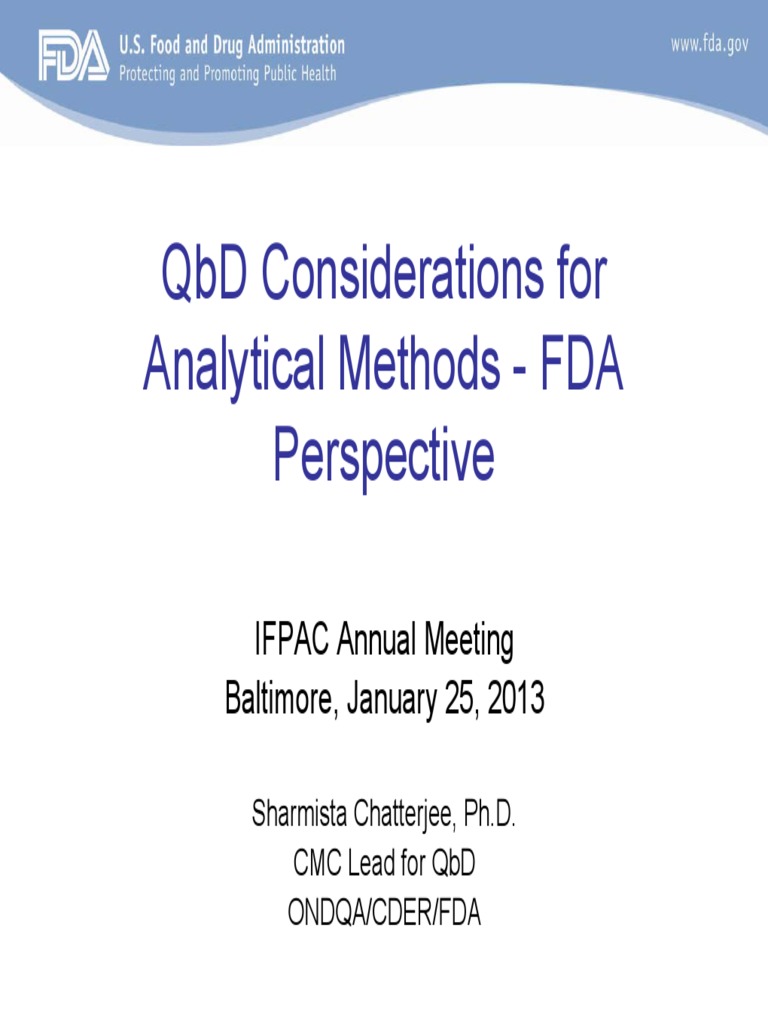 QbD in FDA Analytical Method Development | PDF | Drug Development ...