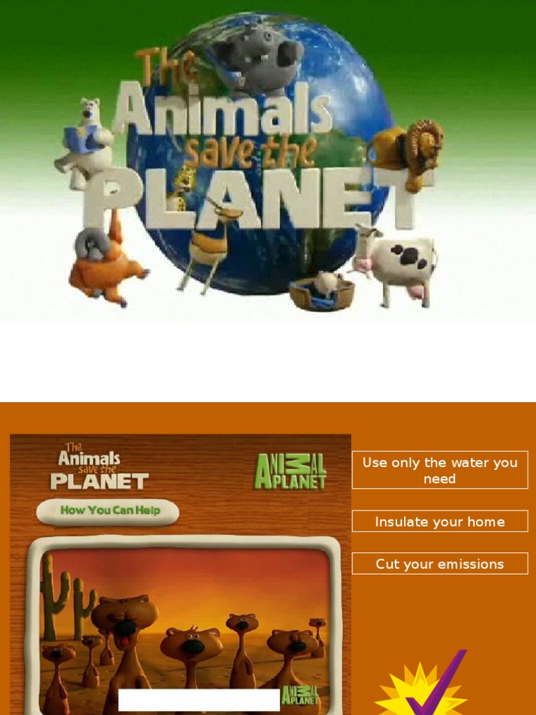 The Animals Save The Planet | PDF