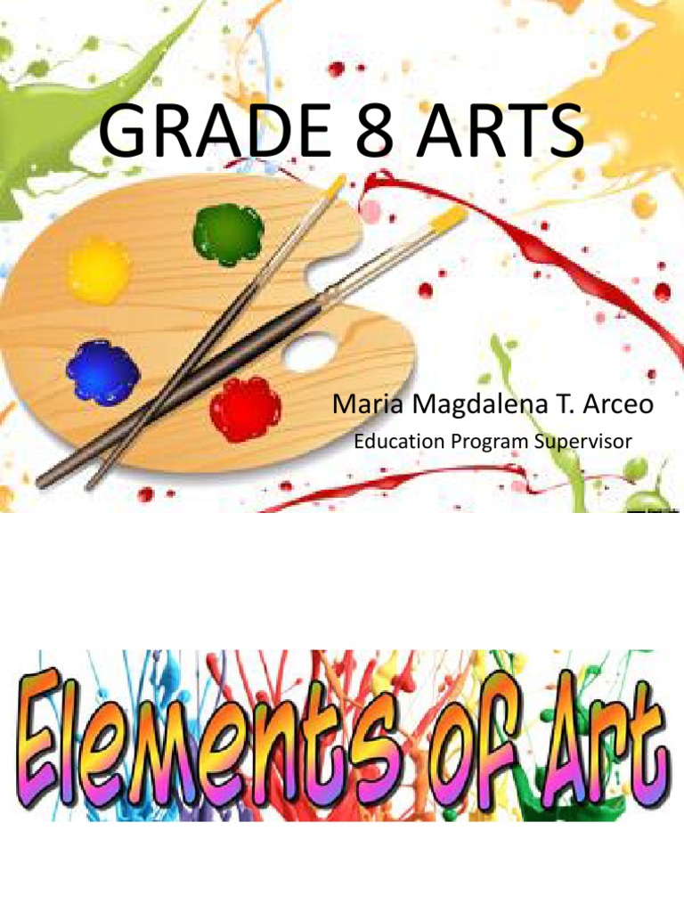 Grade 8 Arts Composition Visual Arts Shape