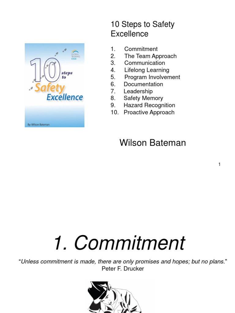 10 Steps To Safety Excellence Part 1 | PDF