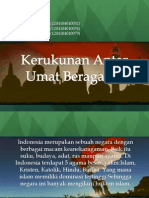 KERAGAMAN AGAMA DI INDONESIA