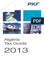 Algeria Pkf Tax Guide 2013