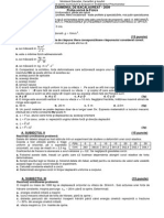 Varianta 098: Examenul de Bacalaureat - 2009 Proba Scris La Fizic