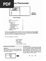 Download Euro-Thermostat users manual by cge300 SN234650654 doc pdf