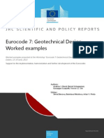 Eurocode 7 Geotechnical Design Worked Examples