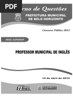Professor Municipal de Inglês Petro