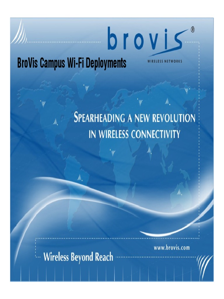 Campus Wi-Fi Powered by BroVis | PDF | Wi Fi | Internet Access