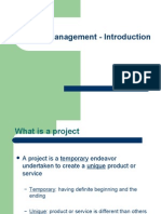 Project Management - Intro