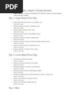 Power Hypertrophy Adaptive Training Routine