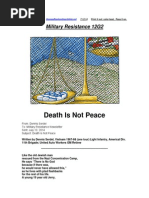 Military Resistance 12G2 Death is Not Peace