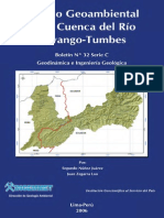 Estudio Geoambiental de La Cuenca Del Río Puyango-Tumbes, 2006