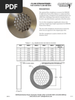 (ONICON) Flow Straightener Catalog Sheet 0112