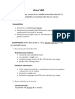 Hematuria