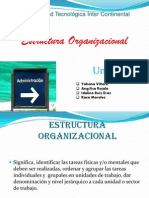 Esctructura Organizacional Unidad V