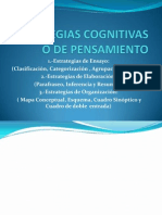 Estrategias Cognitivas o de Pensamiento