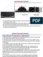 Drying of Granular Layers: Granular Film Slip Casting