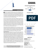 Ghana: Economic Freedom Score