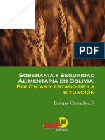 Soberania y Seguridad Alimentaria en Bolivia