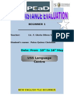 1st Distance Evaluation b2