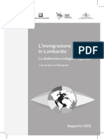 L’Immigrazione Straniera in Lombardia 2012
