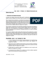 Especificaciones Tecnicas Cableado Estructurado