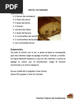 Recetas Tipicas de Guatemala