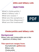 Cholecystitis and Biliary Colic: Learning Objectives