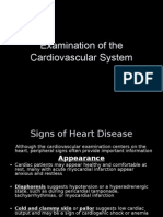 Examination of The Cardiovascular System