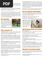 Ian Dunbar Dog Bite Scale | PDF | Dogs | Wound