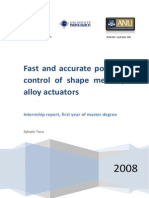 Fast and Accurate Position Control of Shape Memory Alloy Actuators