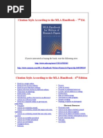 Download MLA Citation Style - Complete Guide MLA Handbook - 6th Edition by api-19853437 SN23471592 doc pdf