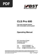Download BST CLSPro 600 User manual by Deming SN234717349 doc pdf