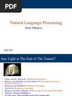 Natural Language Processing: Rada Mihalcea