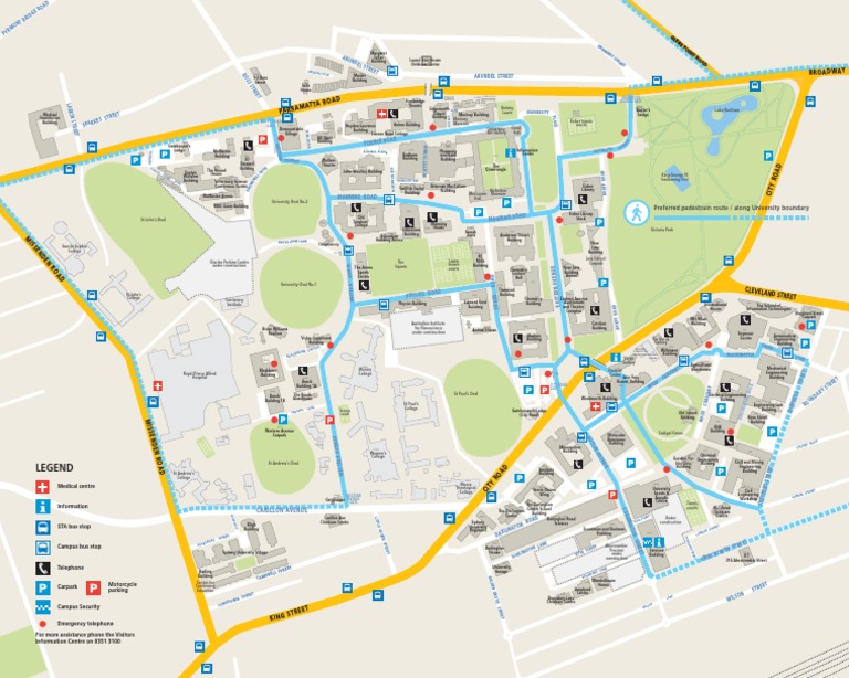 University of Sydney Campus Map | PDF | Science & Mathematics