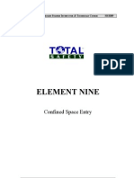 Element Nine: Confined Space Entry