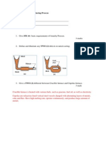 BETX XXXX - Manufacturing Process Quiz 1