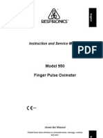 Respironics 950 Pulse Oximeter - Service Manual