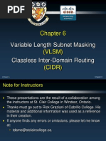 CCNA Cisco Routing Protocols and Concepts Chapter 6 PPT VLSM CIDR