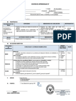 Sesión de Aprendizaje Nº5to 18 Junio