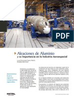 Aleaciones de aluminio y su importancia en la industria aeroespacial
