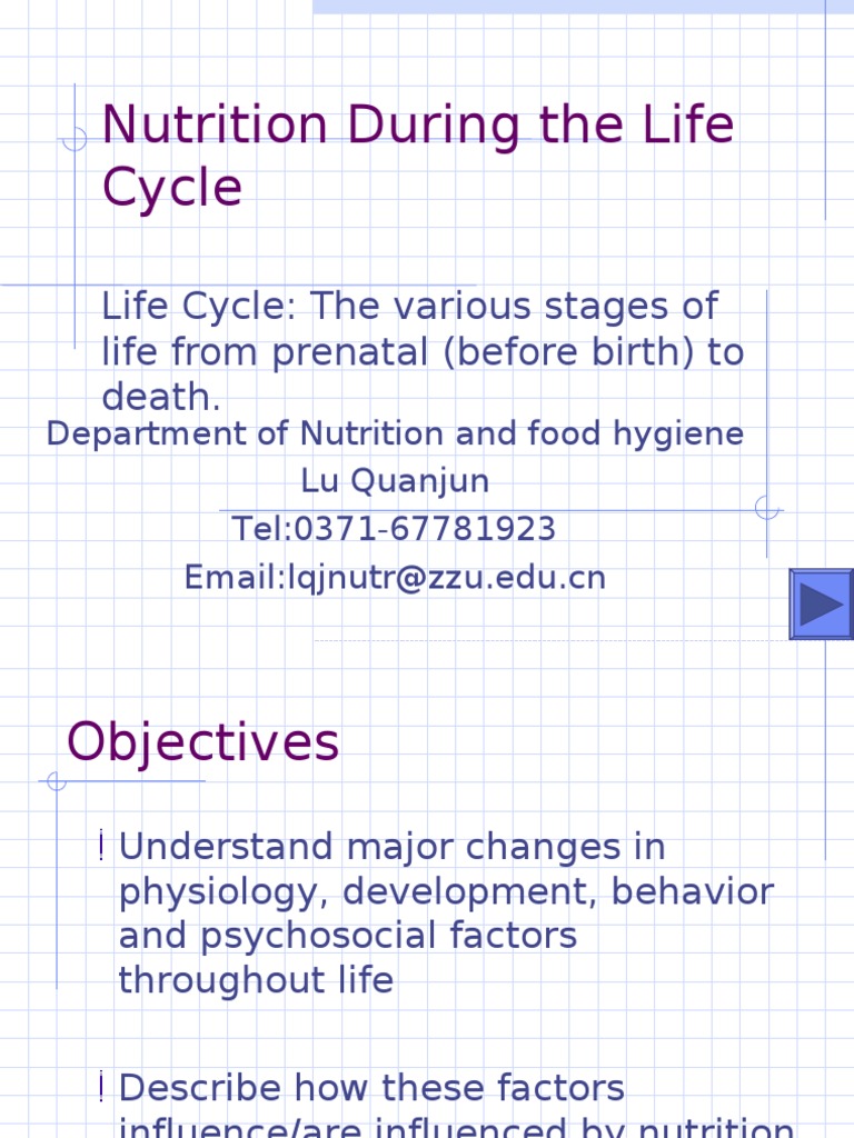 Nutrition During The Life Cycle | PDF | Lactation | Breastfeeding