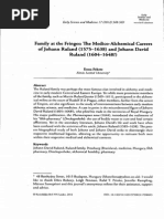 Family at the Fringes_ the Medico-Alchemical Careers of J. Ruland & J.D. Ruland